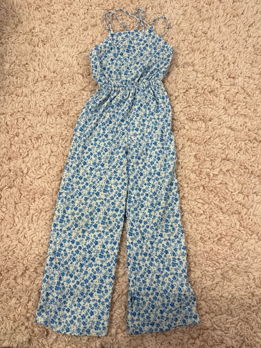 Girls Zara floral Jumpsuit size 6